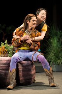 Oregon Shakespeare Festival. 2016. The Winter's Tale by William Shakespeare. Directed by Desdemona Chiang. Scenic Design: Richard L. Hay. Costume Design: Helen Q. Huang. Lighting Designer: Yi Zhao. Composer and Sound Designer: Andre J. Pluess. Choreographer: Valerie Rachelle. Dramaturg: Gina Pisasale. Voice and Text Director: David Carey. Fight Director: U. Jonathan Toppo. Phil Killian Directing Fellow: Lavina Jadhawani. Photo: Jenny Graham.