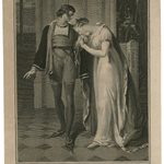Engraving of Queen Margaret and Suffolk from Henry VI, part 2