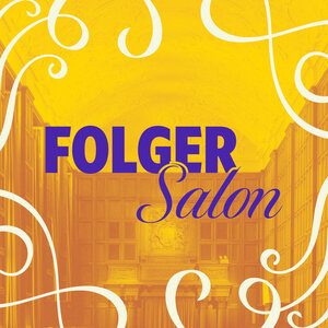 Yellow overlay of the Great Hall, with the words “Folger Salon” in yellow