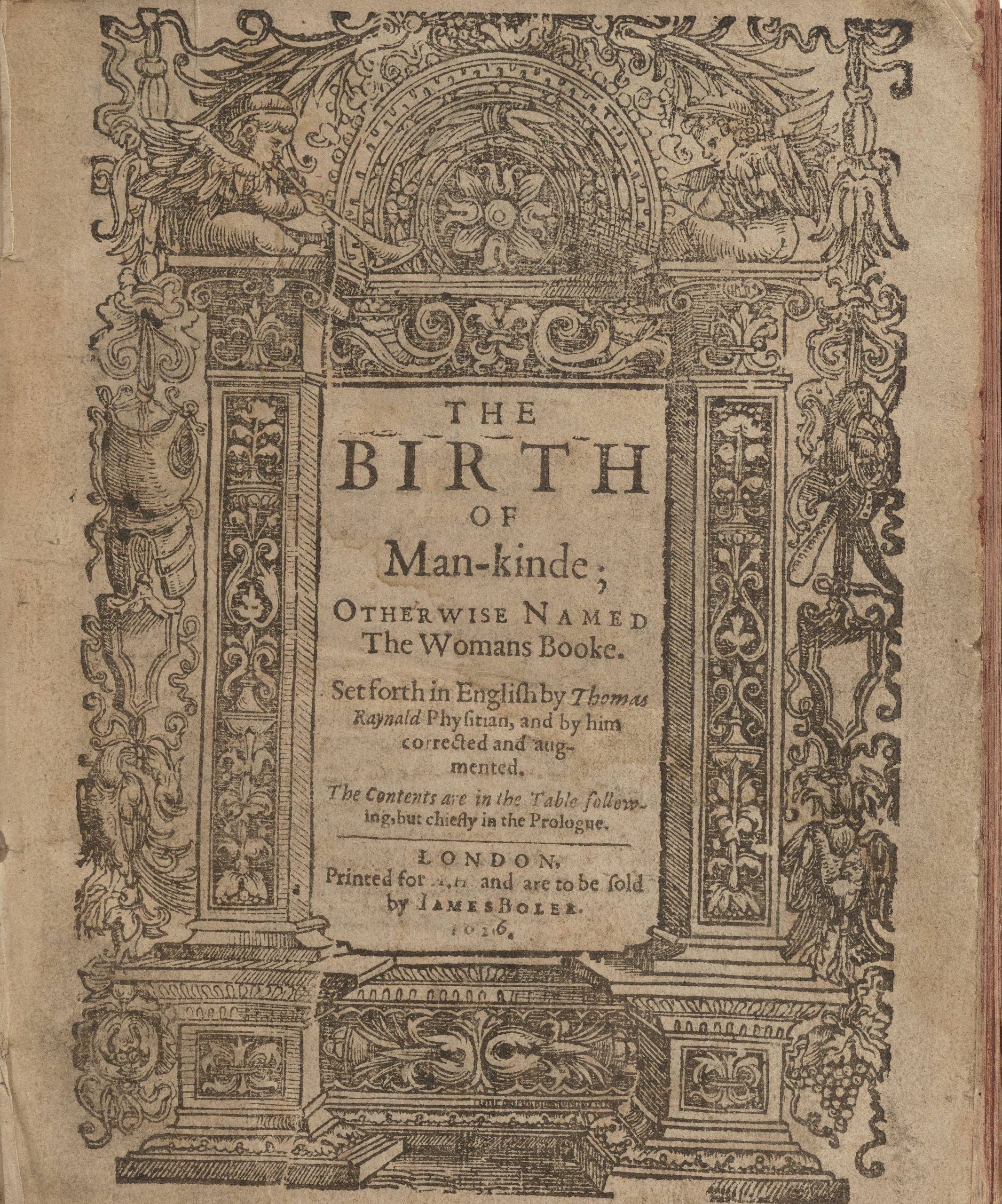 A printed title page with an elaborate border design