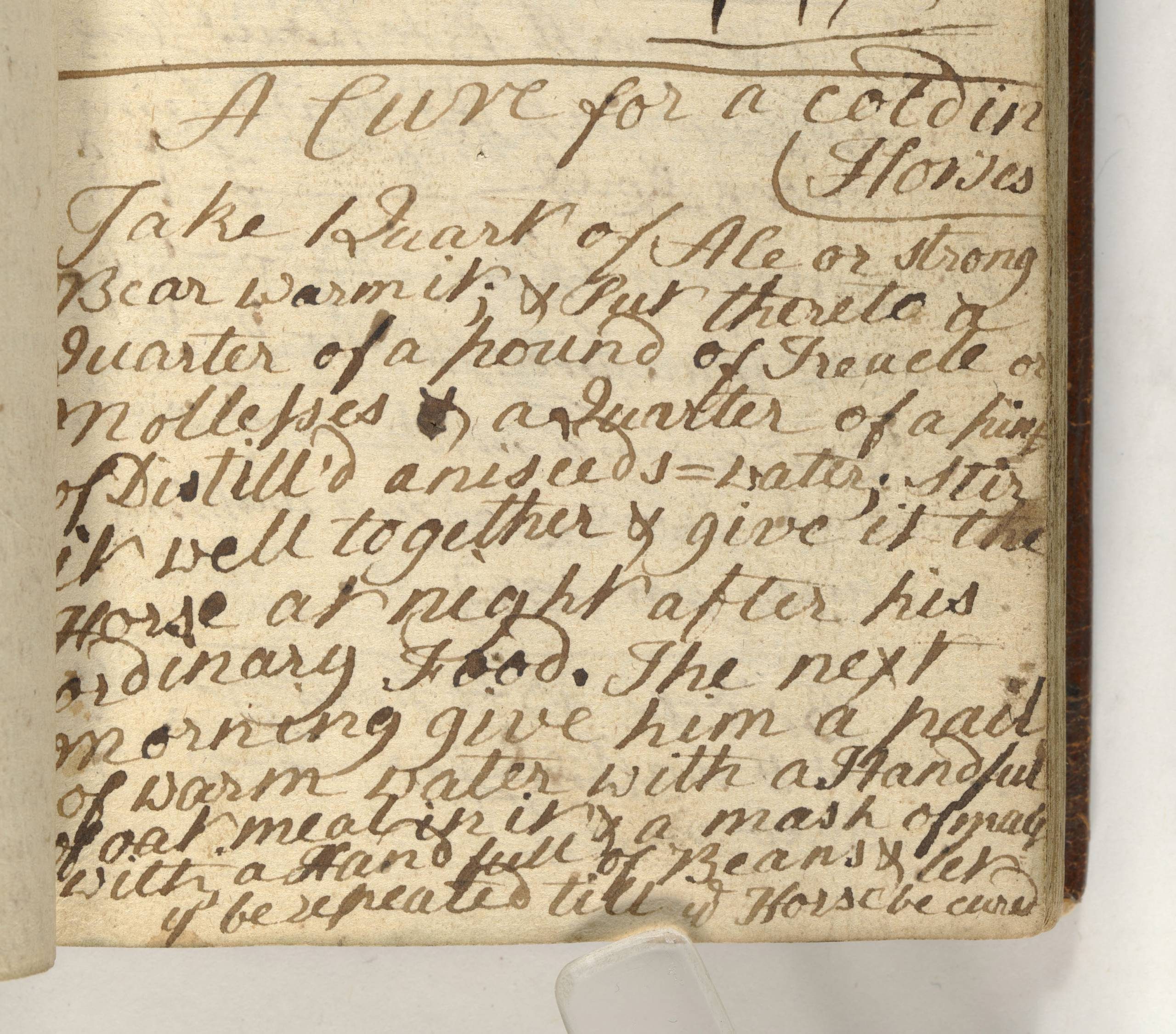 A paragraph of handwritten text.