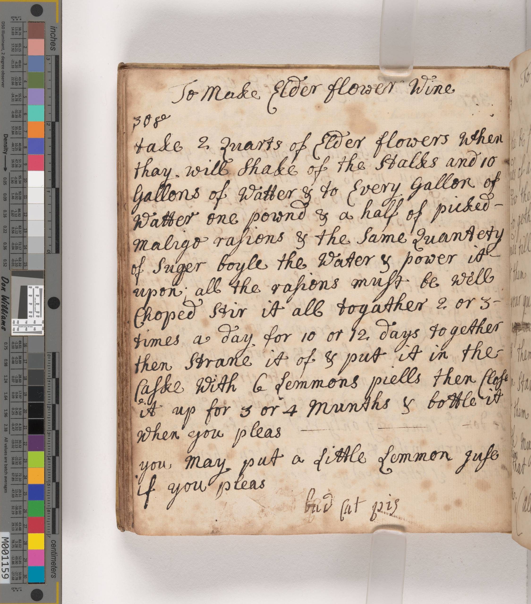 A page of a manuscript book.