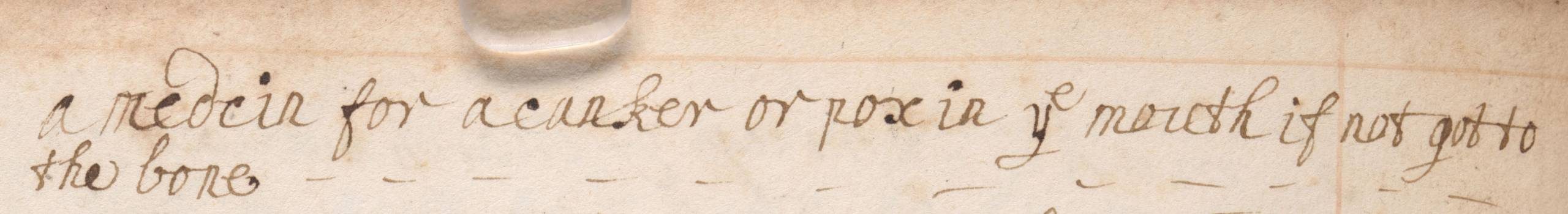 Handwritten recipe title.