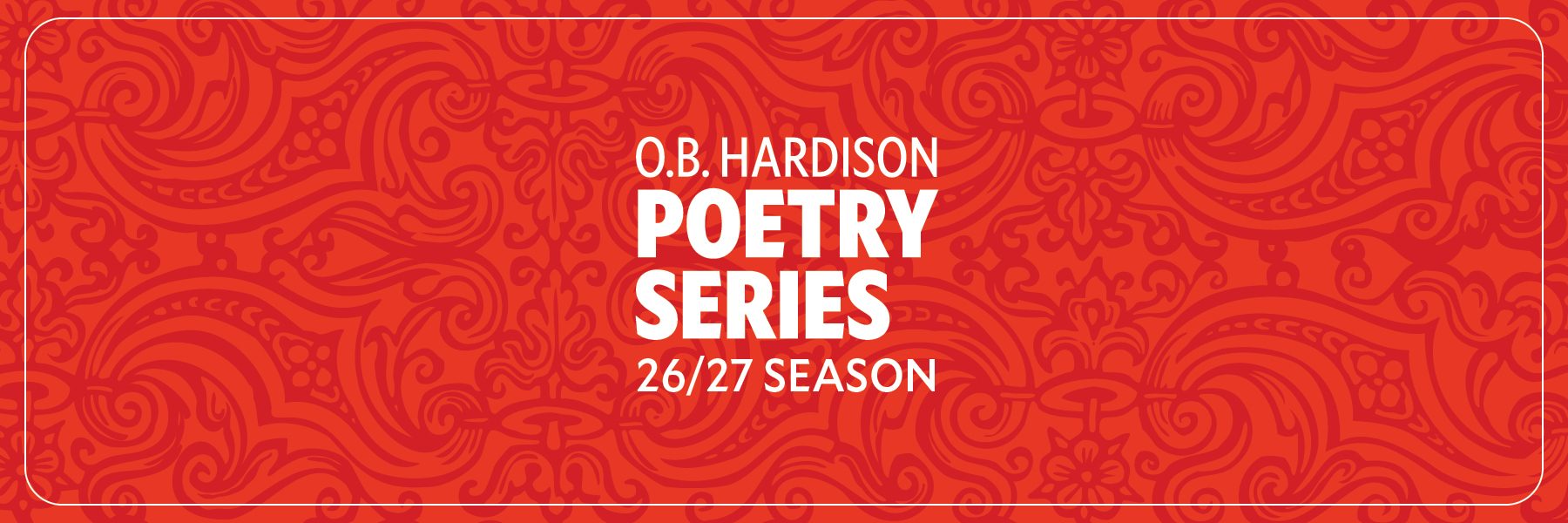 O.B. Hardison Poetry Series subscriptions | Folger Shakespeare Library