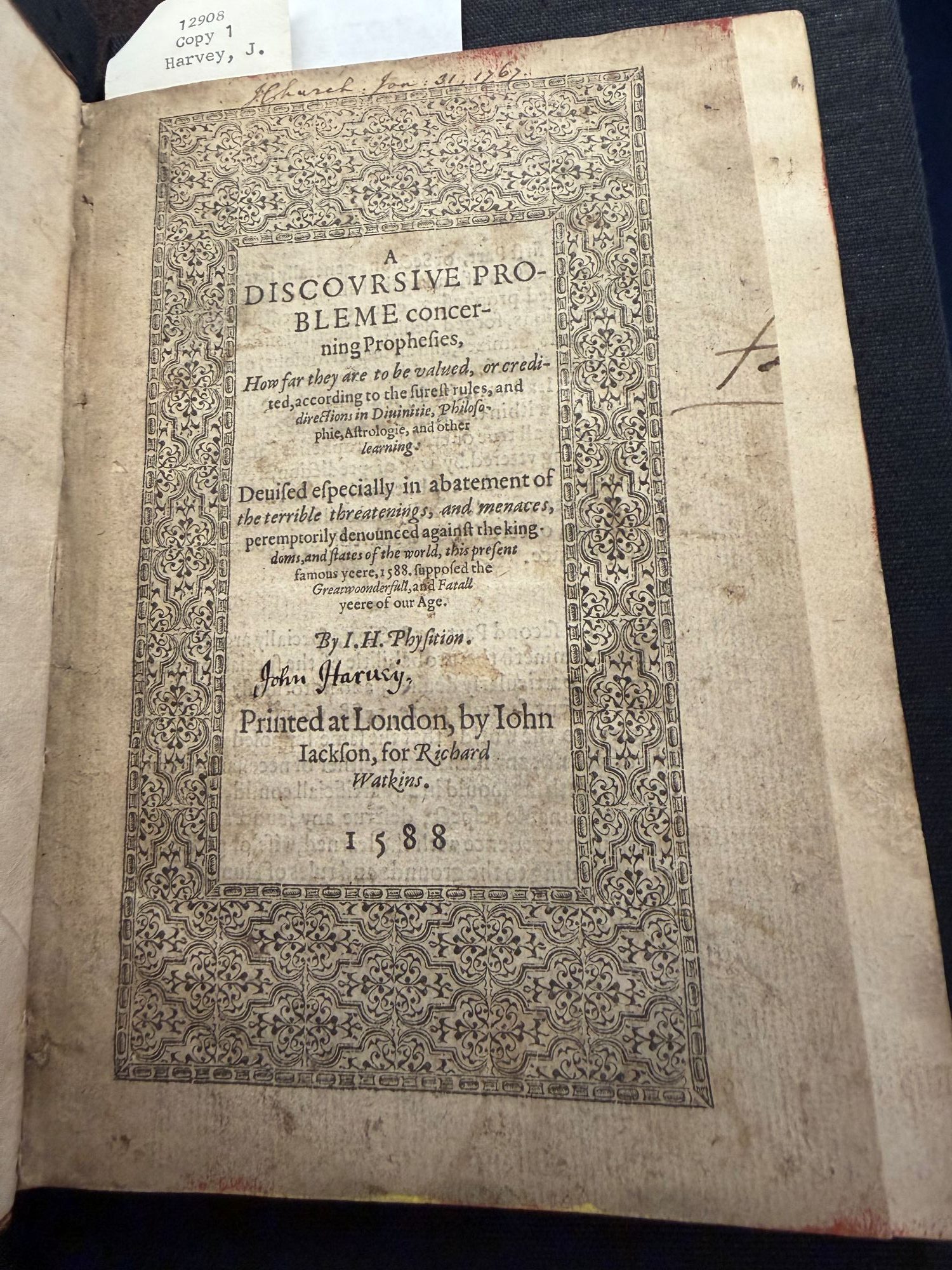 A title page with a decorative border
